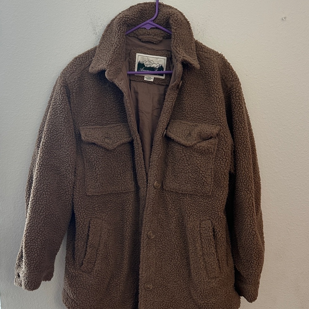 Brown Sherpa Jacket